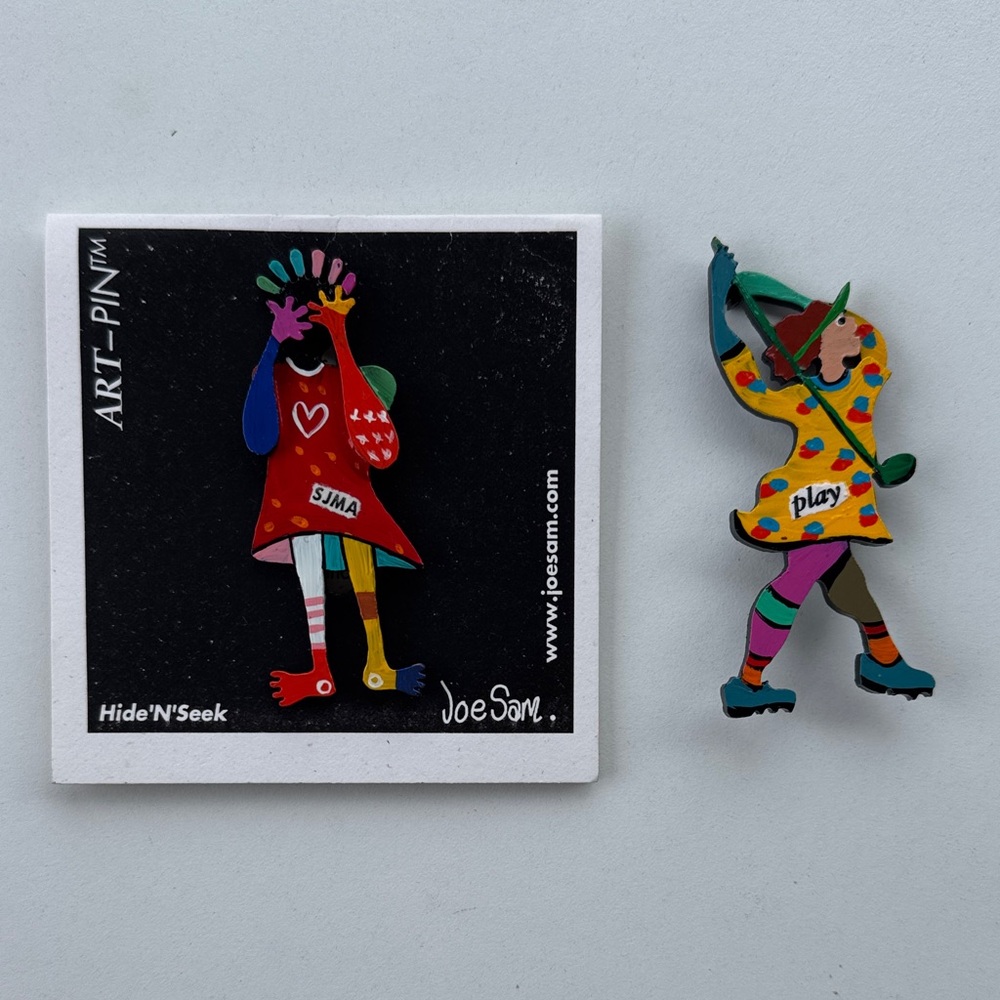 Art-Pin Colorful Women's Brooch Set